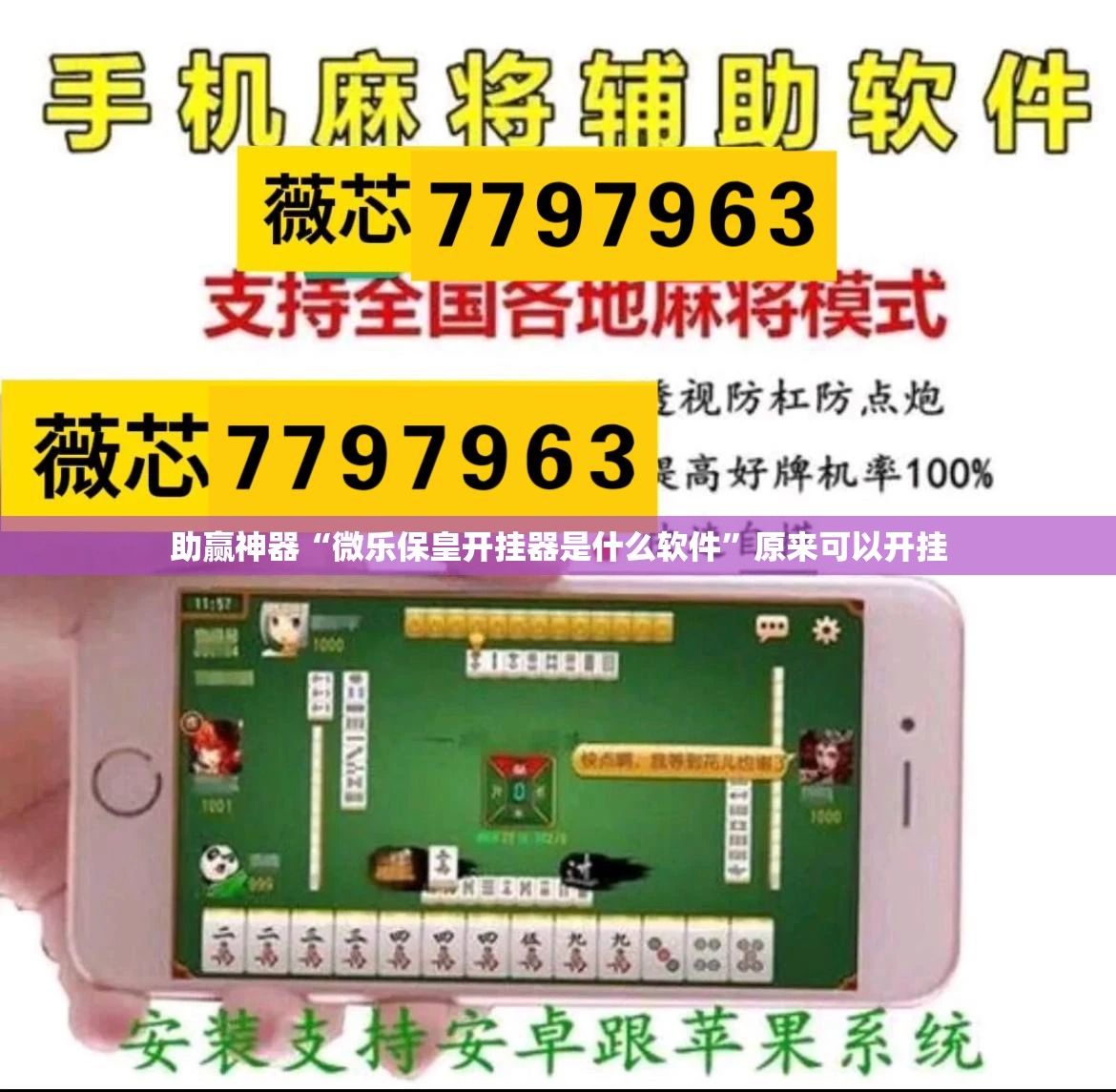 助赢神器“微乐保皇开挂器是什么软件”原来可以开挂
