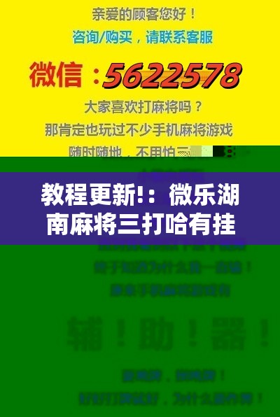 教程更新!：微乐湖南麻将三打哈有挂吗”2026开挂教程步骤