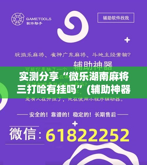 实测分享“微乐湖南麻将三打哈有挂吗”(辅助神器)开挂详细教程