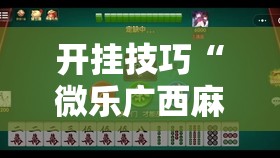 开挂技巧“微乐广西麻将可以开挂吗”原来可以开挂