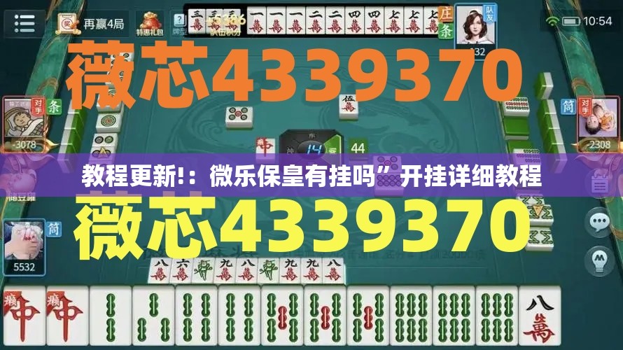 教程更新!：微乐保皇有挂吗”开挂详细教程