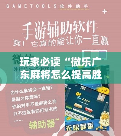 玩家必读“微乐广东麻将怎么提高胜率	”详细分享装挂步骤