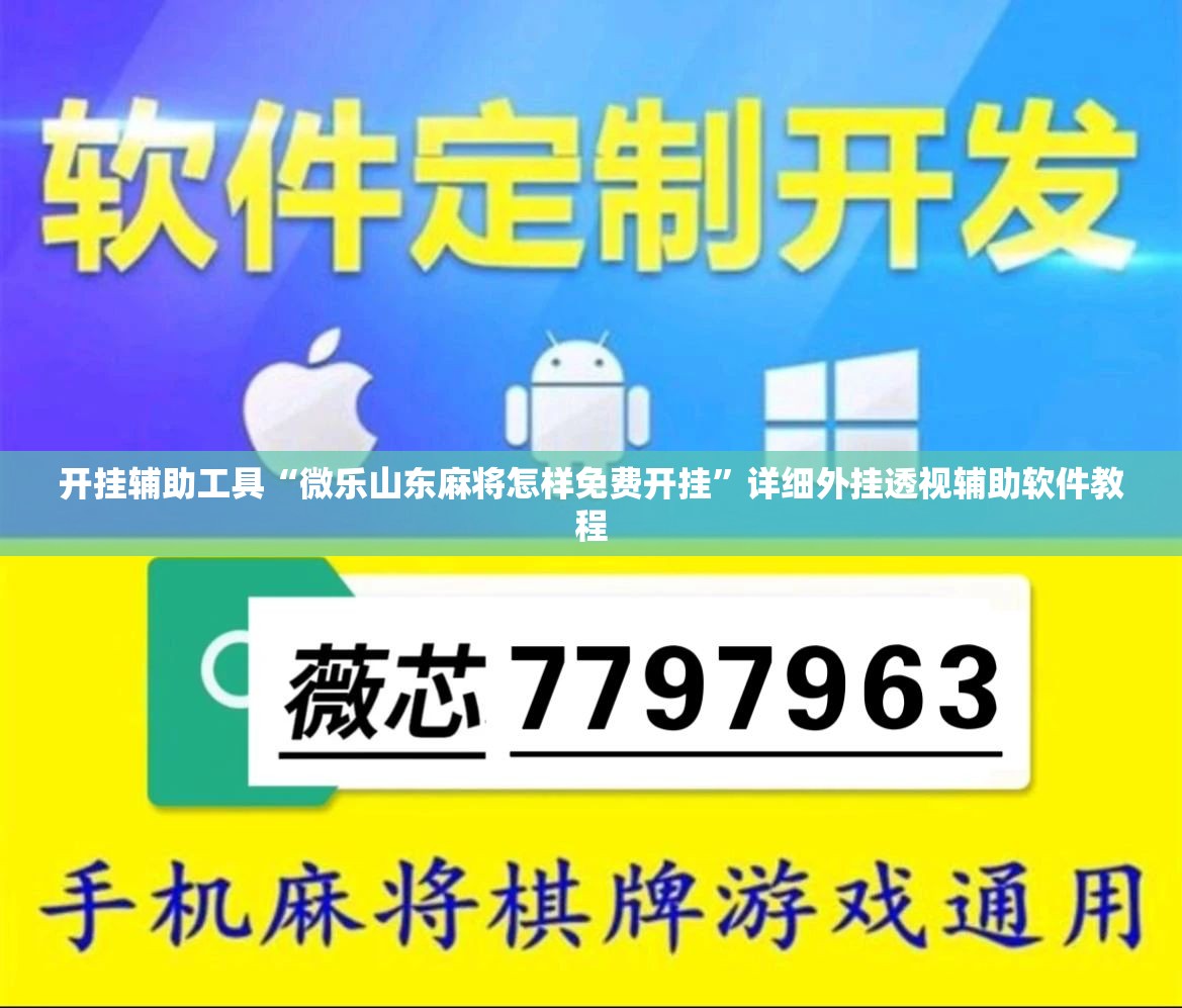 开挂辅助工具“微乐山东麻将怎样免费开挂	”详细外挂透视辅助软件教程
