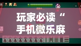 玩家必读“手机微乐麻将怎么看有挂”2026开挂教程步骤