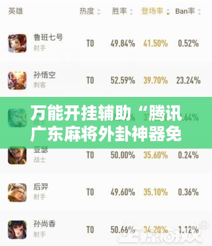 万能开挂辅助“腾讯广东麻将外卦神器免费下载安装	”科技辅助神器手机版