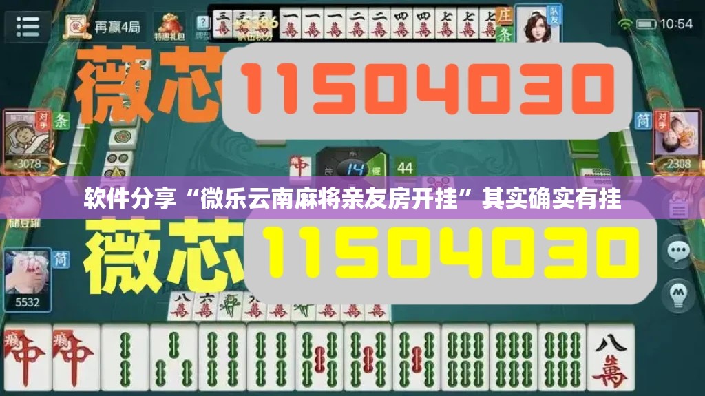 软件分享“微乐云南麻将亲友房开挂	”其实确实有挂