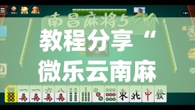教程分享“微乐云南麻将亲友房开挂”开挂(透视)辅助教程