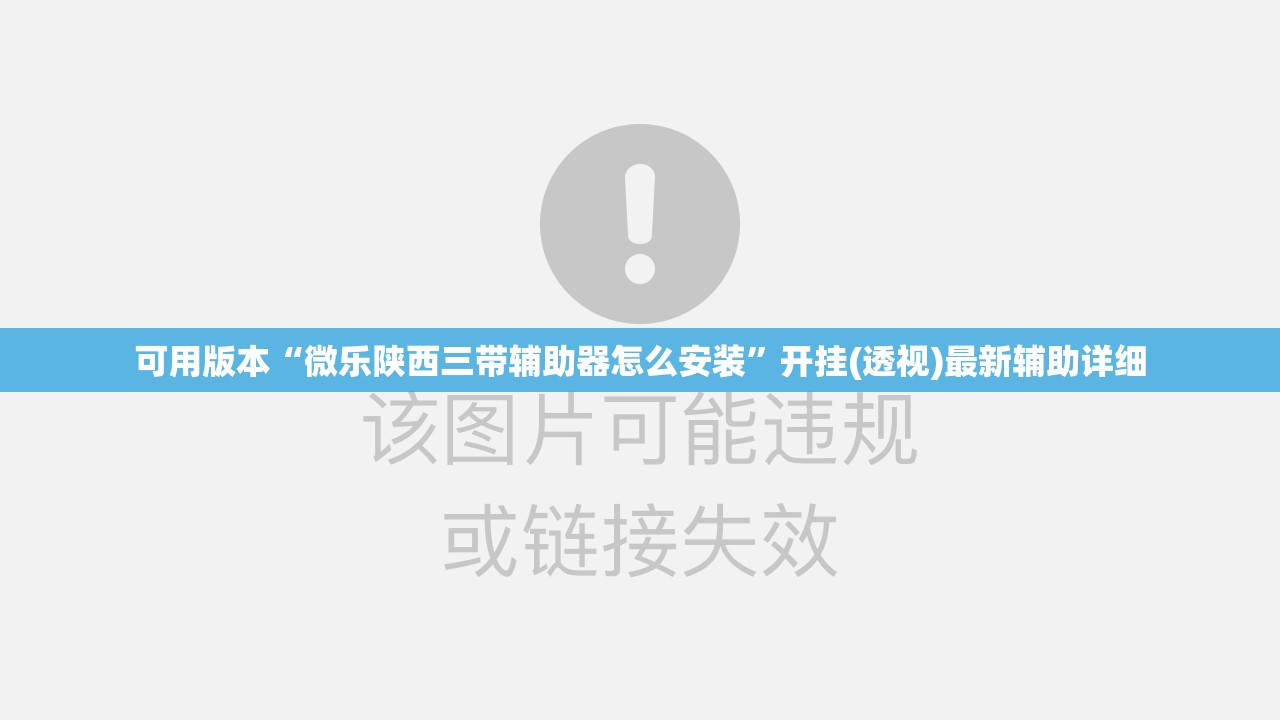 可用版本“微乐陕西三带辅助器怎么安装”开挂(透视)最新辅助详细