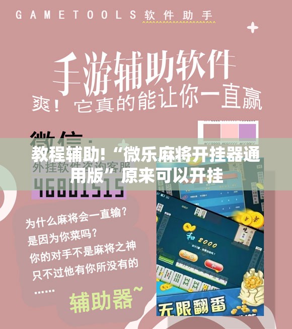 教程辅助!“微乐麻将开挂器通用版”原来可以开挂