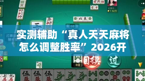 实测辅助“真人天天麻将怎么调整胜率	”2026开挂教程步骤