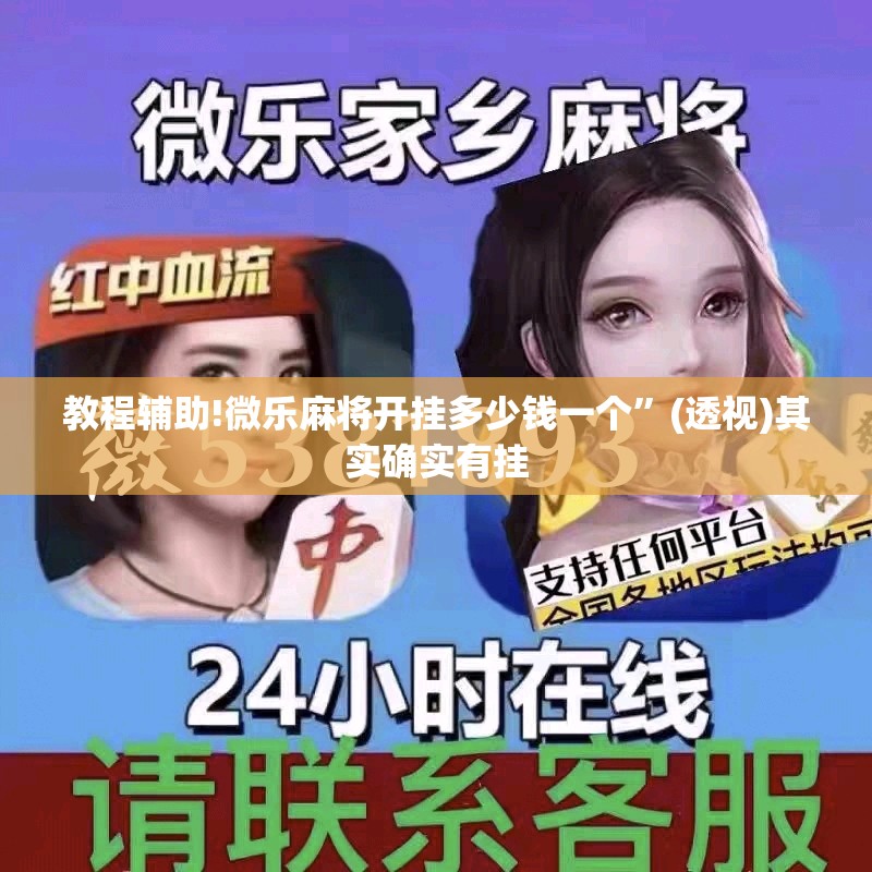 教程辅助!微乐麻将开挂多少钱一个”(透视)其实确实有挂