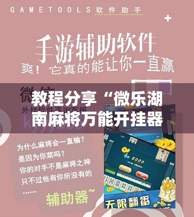 教程分享“微乐湖南麻将万能开挂器通用版”开挂详细教程
