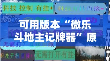 可用版本“微乐斗地主记牌器	”原来可以开挂