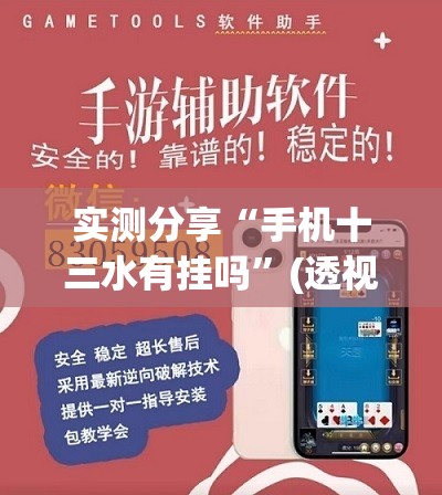 实测分享“手机十三水有挂吗”(透视挂)辅助下载教程