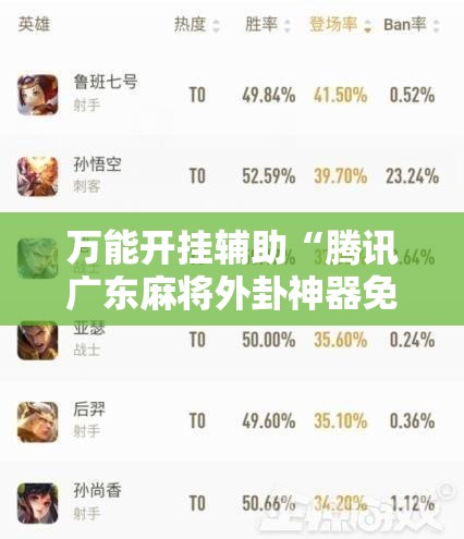 万能开挂辅助“腾讯广东麻将外卦神器免费下载安装”详细分享装挂步骤