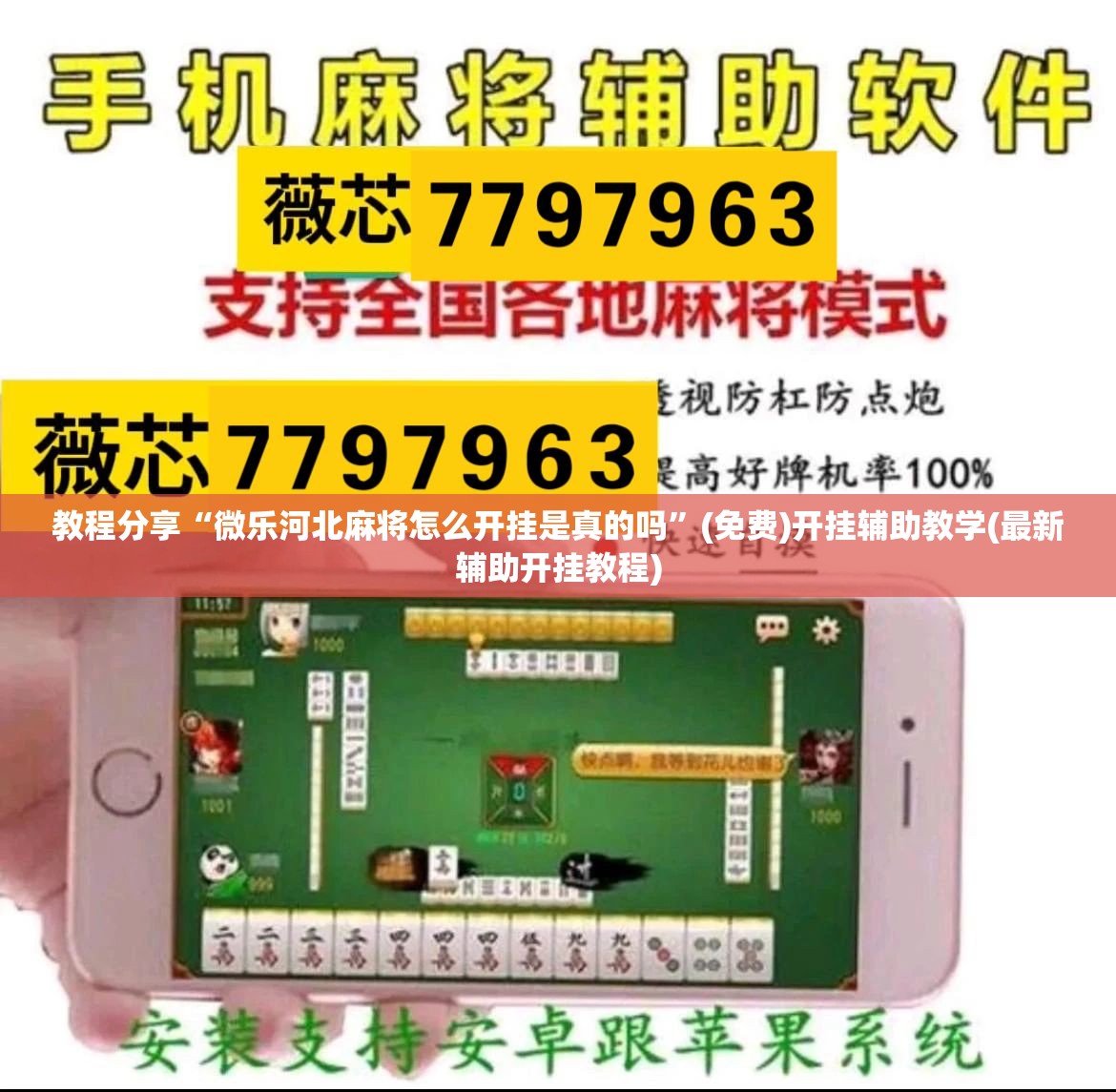 教程分享“微乐河北麻将怎么开挂是真的吗”(免费)开挂辅助教学(最新辅助开挂教程)
