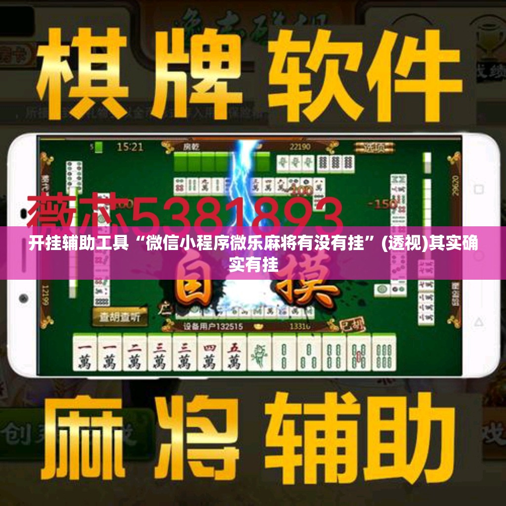 开挂辅助工具“微信小程序微乐麻将有没有挂”(透视)其实确实有挂