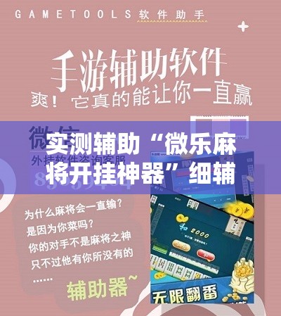 实测辅助“微乐麻将开挂神器”细辅助教程分享