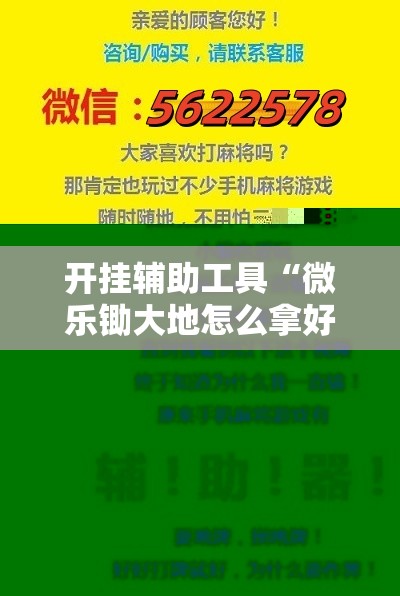 开挂辅助工具“微乐锄大地怎么拿好牌”其实确实有挂