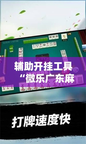 辅助开挂工具“微乐广东麻将小程序挂”2026开挂教程步骤