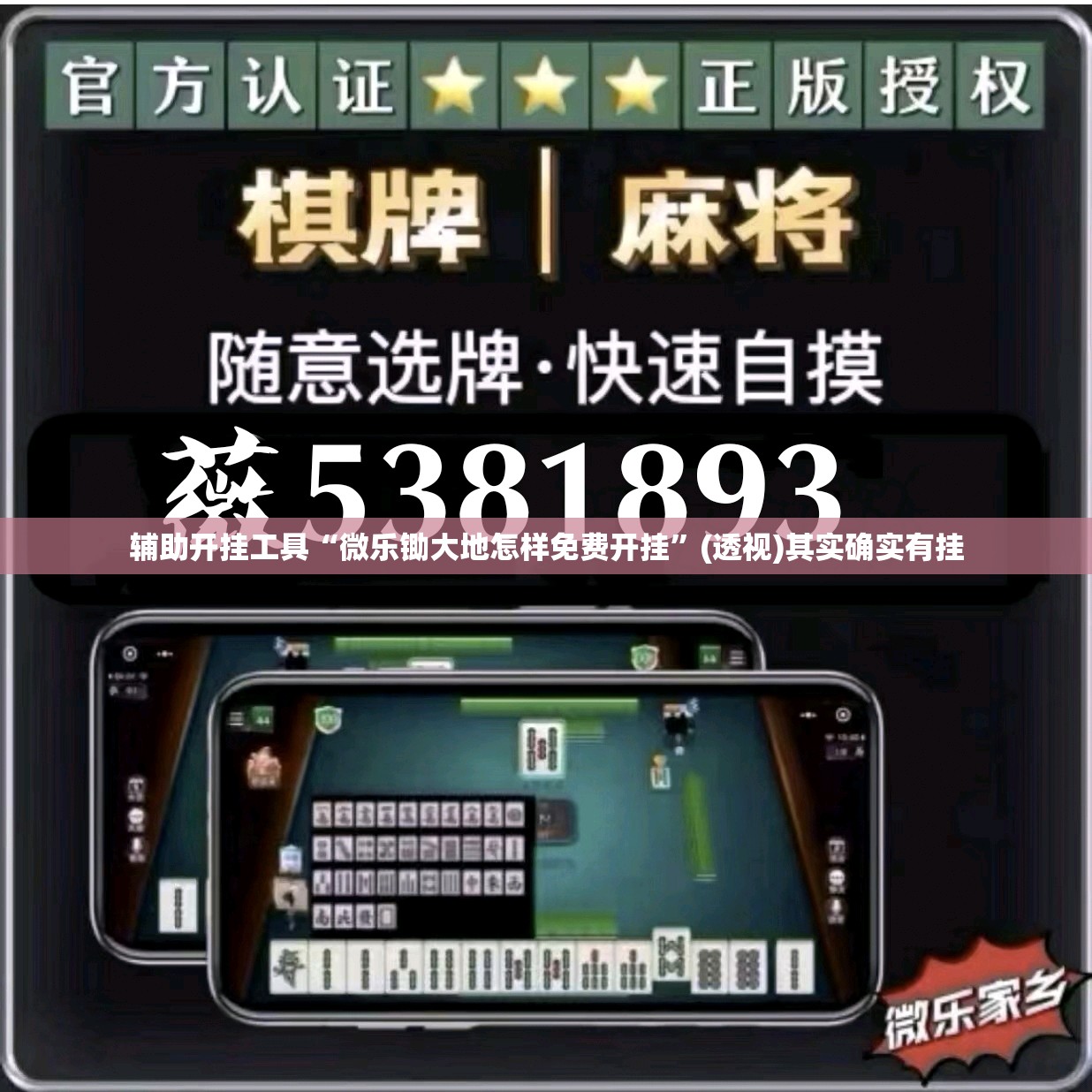 辅助开挂工具“微乐锄大地怎样免费开挂”(透视)其实确实有挂
