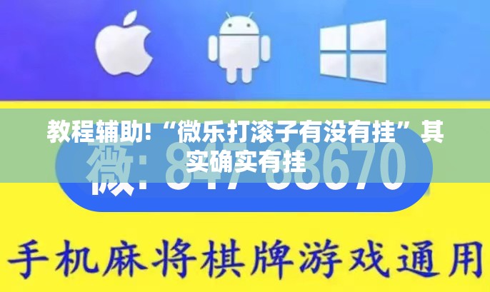 教程辅助!“微乐打滚子有没有挂”其实确实有挂
