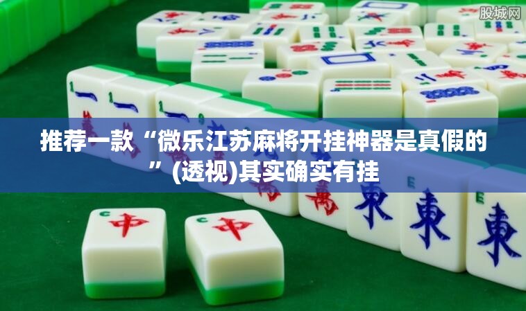 推荐一款“微乐江苏麻将开挂神器是真假的”(透视)其实确实有挂