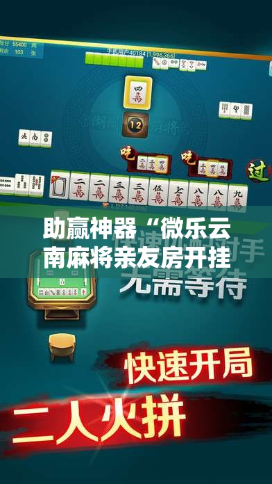 助赢神器“微乐云南麻将亲友房开挂”科技辅助神器手机版