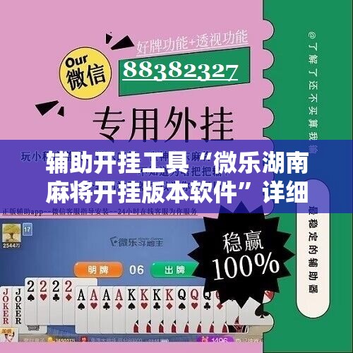 辅助开挂工具“微乐湖南麻将开挂版本软件	”详细分享装挂步骤