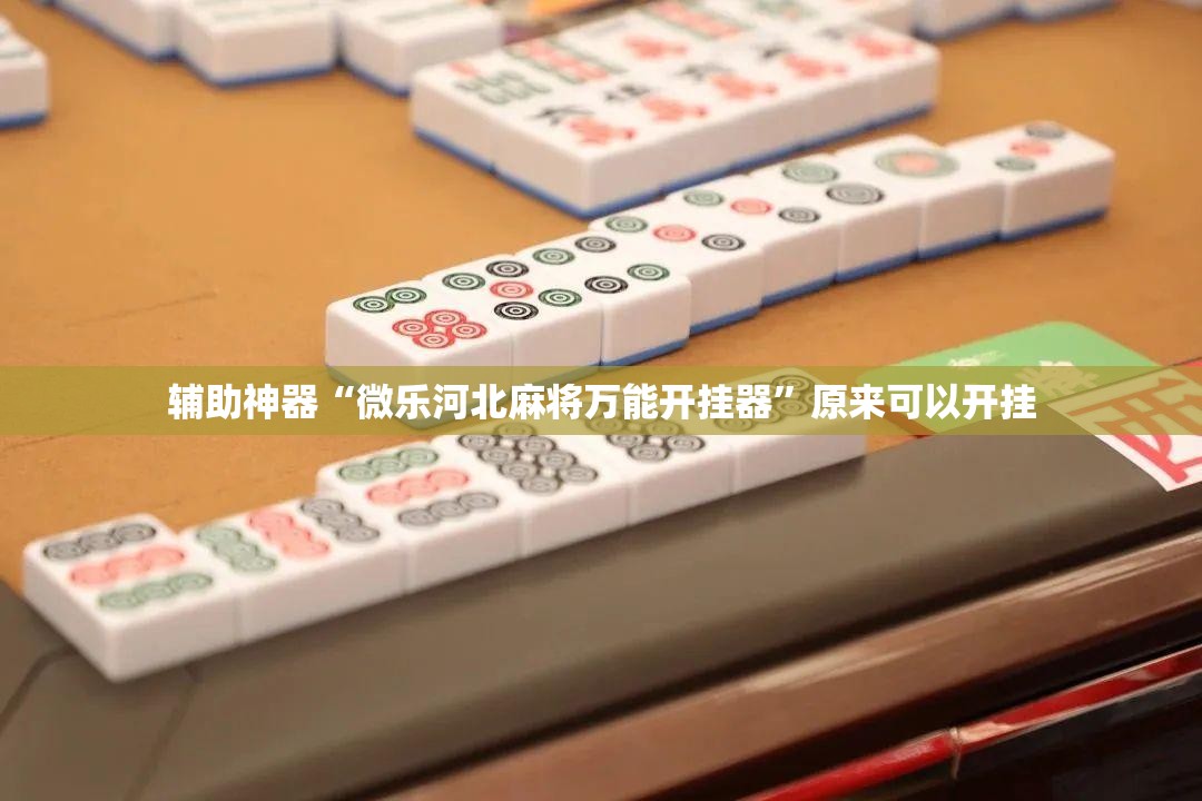 辅助神器“微乐河北麻将万能开挂器	”原来可以开挂