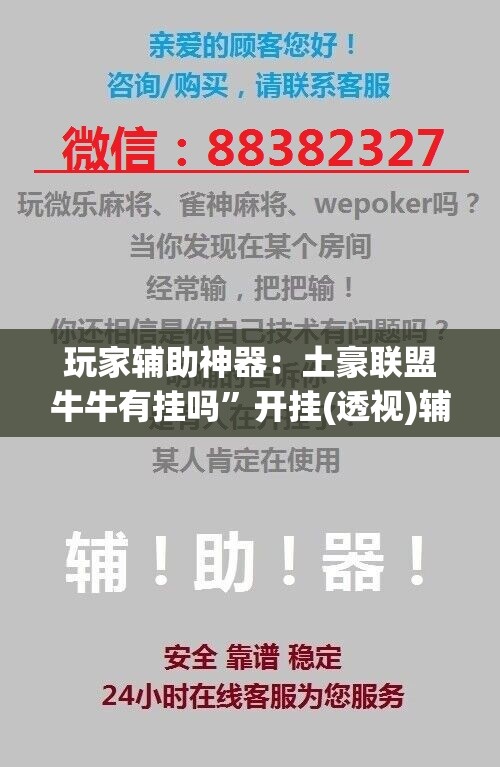 玩家辅助神器：土豪联盟牛牛有挂吗	”开挂(透视)辅助神器