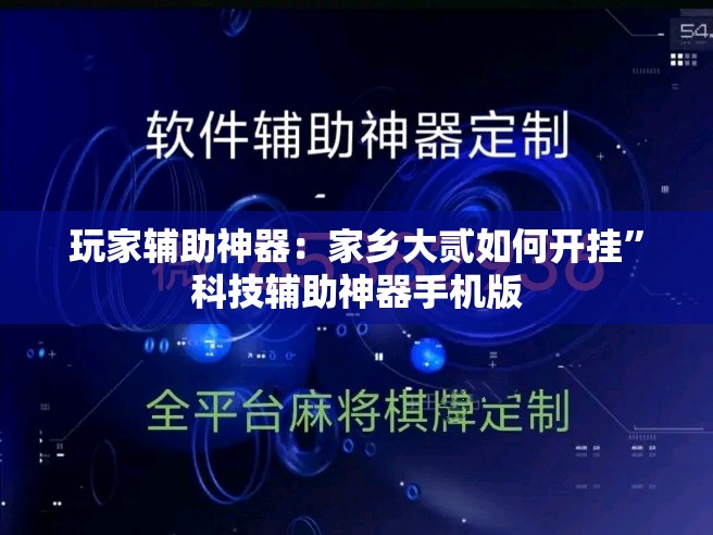玩家辅助神器：家乡大贰如何开挂”科技辅助神器手机版