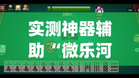 实测神器辅助“微乐河南推倒胡麻将挂”开挂(透视)辅助神器