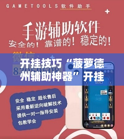 开挂技巧“菠萝德州辅助神器”开挂辅助脚本+详细开挂安装教程
