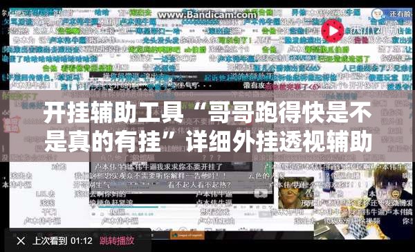 开挂辅助工具“哥哥跑得快是不是真的有挂”详细外挂透视辅助软件教程