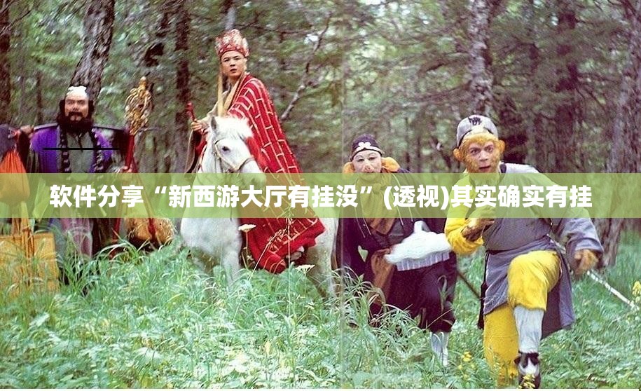 软件分享“新西游大厅有挂没”(透视)其实确实有挂