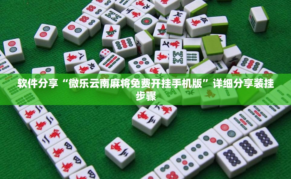 软件分享“微乐云南麻将免费开挂手机版”详细分享装挂步骤