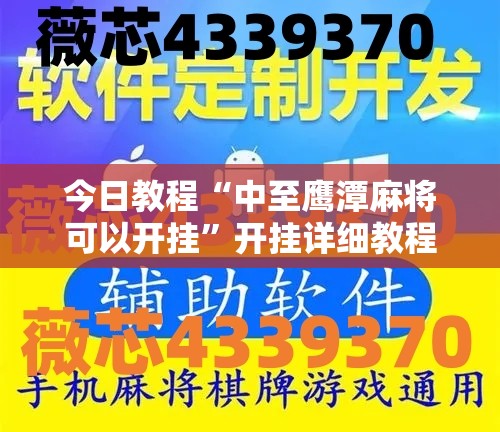 今日教程“中至鹰潭麻将可以开挂”开挂详细教程