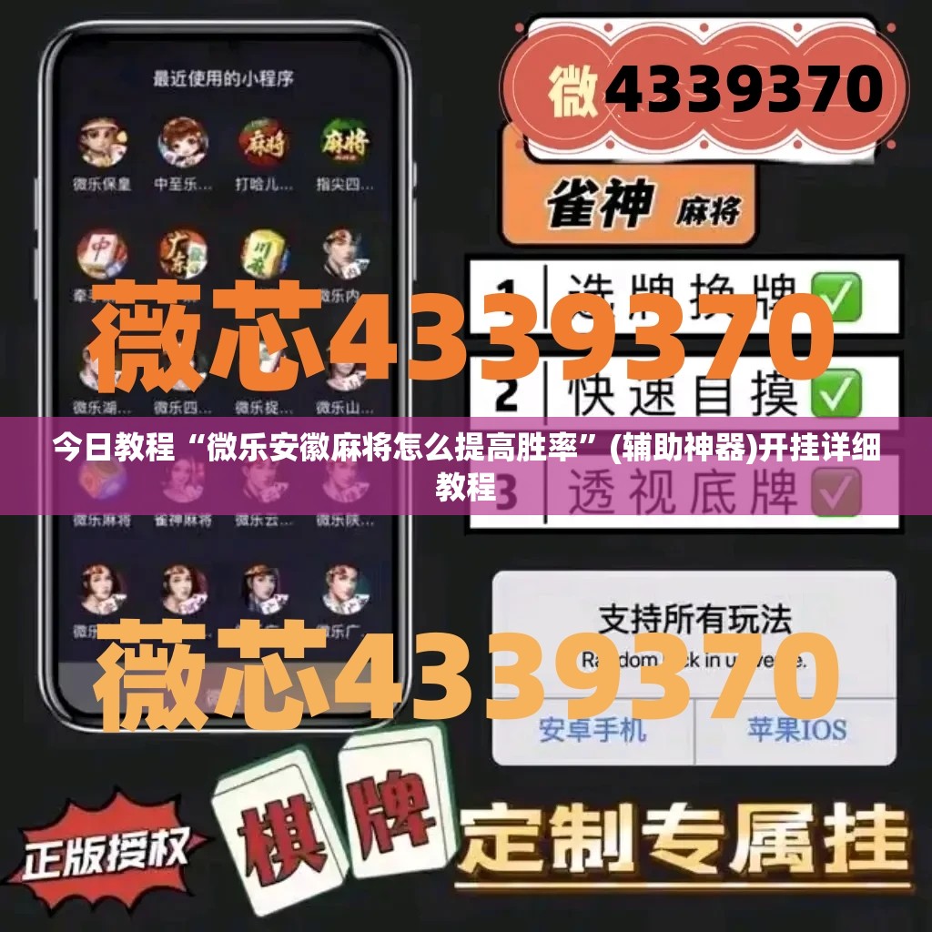 今日教程“微乐安徽麻将怎么提高胜率”(辅助神器)开挂详细教程