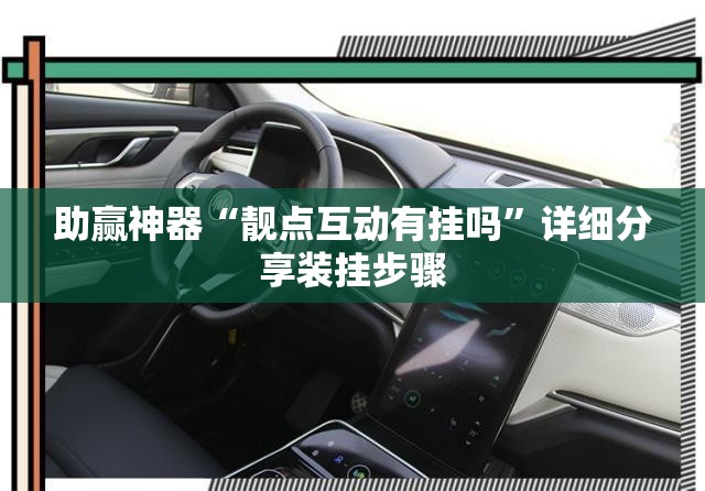 助赢神器“靓点互动有挂吗”详细分享装挂步骤