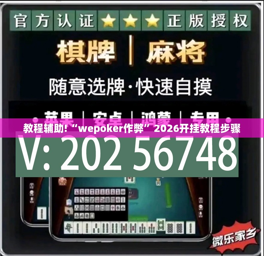 教程辅助!“wepoker作弊”2026开挂教程步骤