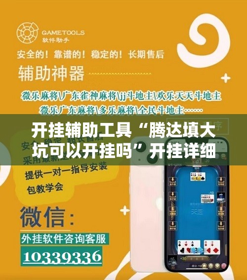 开挂辅助工具“腾达填大坑可以开挂吗”开挂详细教程