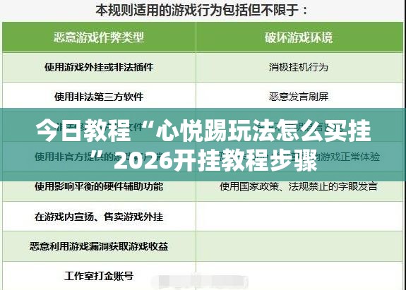 今日教程“心悦踢玩法怎么买挂”2026开挂教程步骤