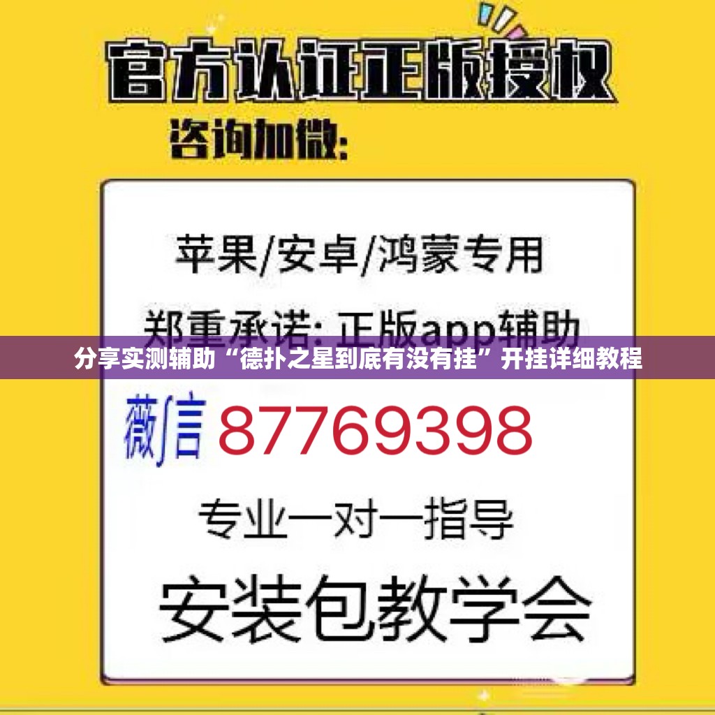分享实测辅助“德扑之星到底有没有挂”开挂详细教程