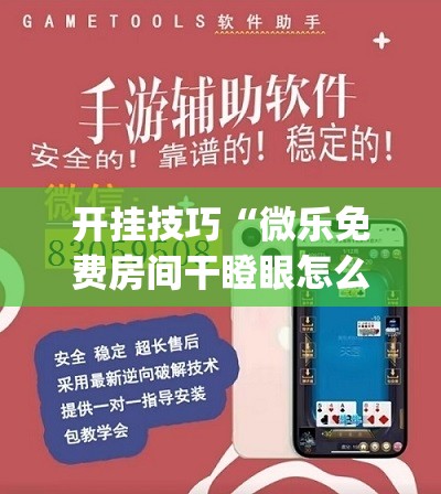 开挂技巧“微乐免费房间干瞪眼怎么开挂(透视)”开挂辅助脚本+详细开挂安装教程