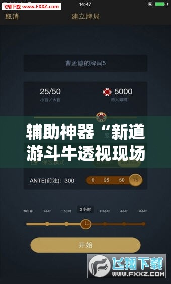 辅助神器“新道游斗牛透视现场安装”详细外挂透视辅助软件教程