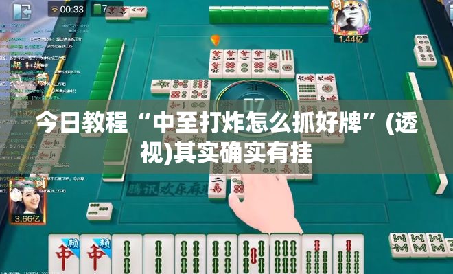 今日教程“中至打炸怎么抓好牌”(透视)其实确实有挂