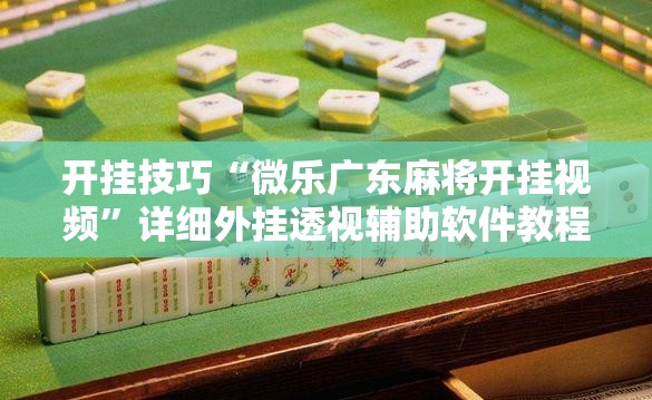 开挂技巧“微乐广东麻将开挂视频”详细外挂透视辅助软件教程